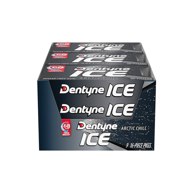 Dentyne Ice Sugar-Free Chewing Gum – Bulk 18-Pack Case