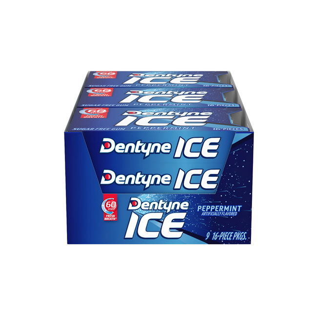 Dentyne Ice Sugar-Free Chewing Gum – Bulk 18-Pack Case