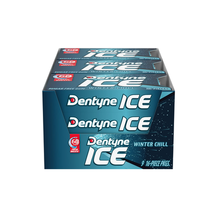Dentyne Ice Sugar-Free Chewing Gum – Bulk 18-Pack Case