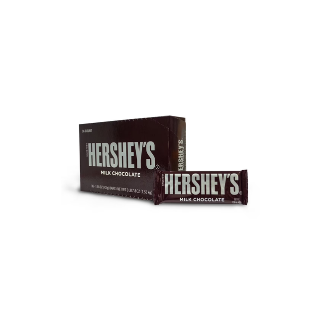 Hershey's Classic Chocolate Bars – 12 Pack / 36ct Case