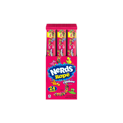 Nerds Rope – 12ct Display Pack (Rainbow &amp; Very Berry)